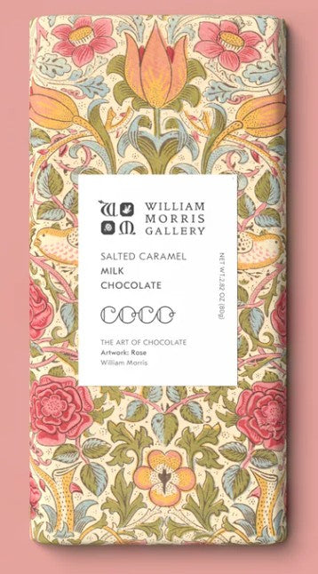 Salted Caramel Milk Chocolate William Morris Limited Edition
