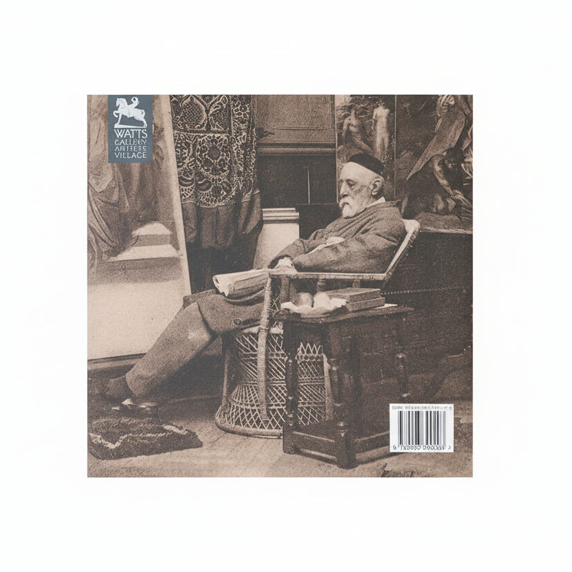 Vintage-style album cover with a sepia-toned photograph of a man sitting in a chair, likely from a book