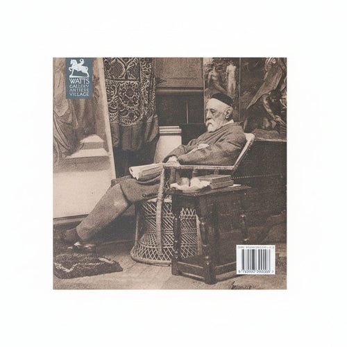 Vintage-style album cover with a sepia-toned photograph of a man sitting in a chair, likely from a book