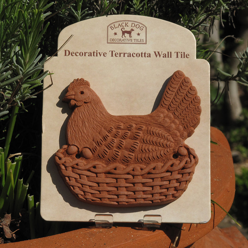 Terracotta Tile: Happy Hen