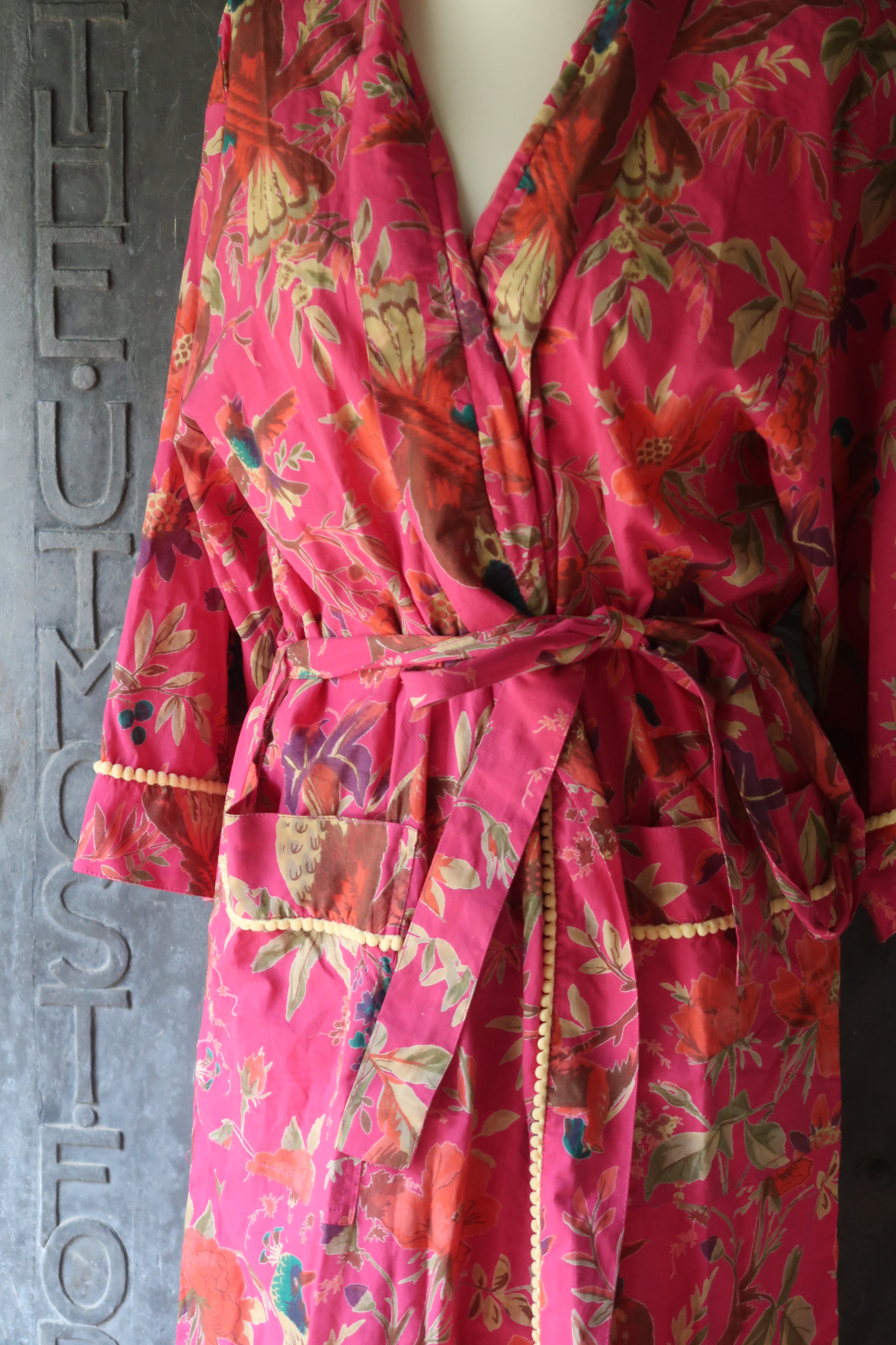 Dressing Gown Hot Pink