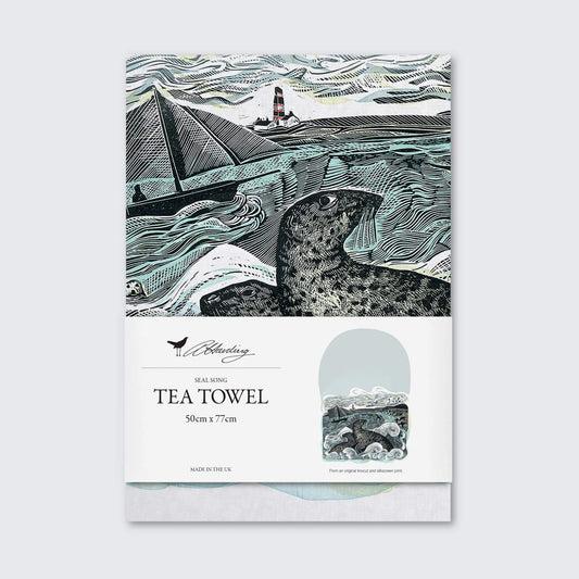 Angela Harding Seal Song  Tea Towel