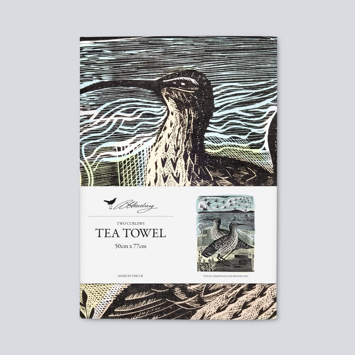 Angela Harding Curlews Tea Towel