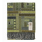 Green Merino Wool Throw