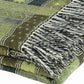 Green Merino Wool Throw
